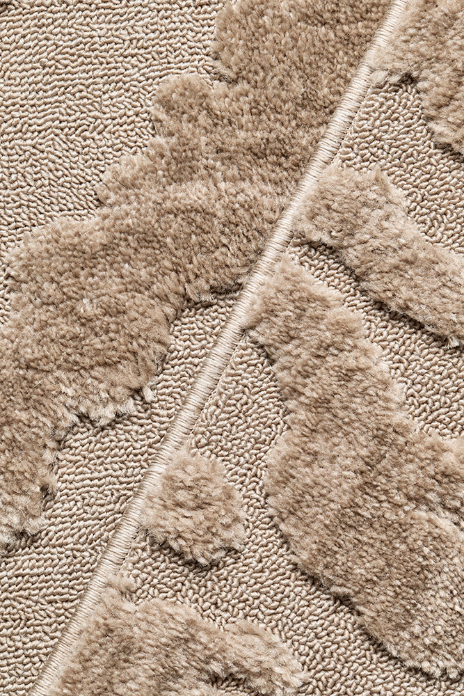 Haven Nyla Sculpted Pattern Latte Rug