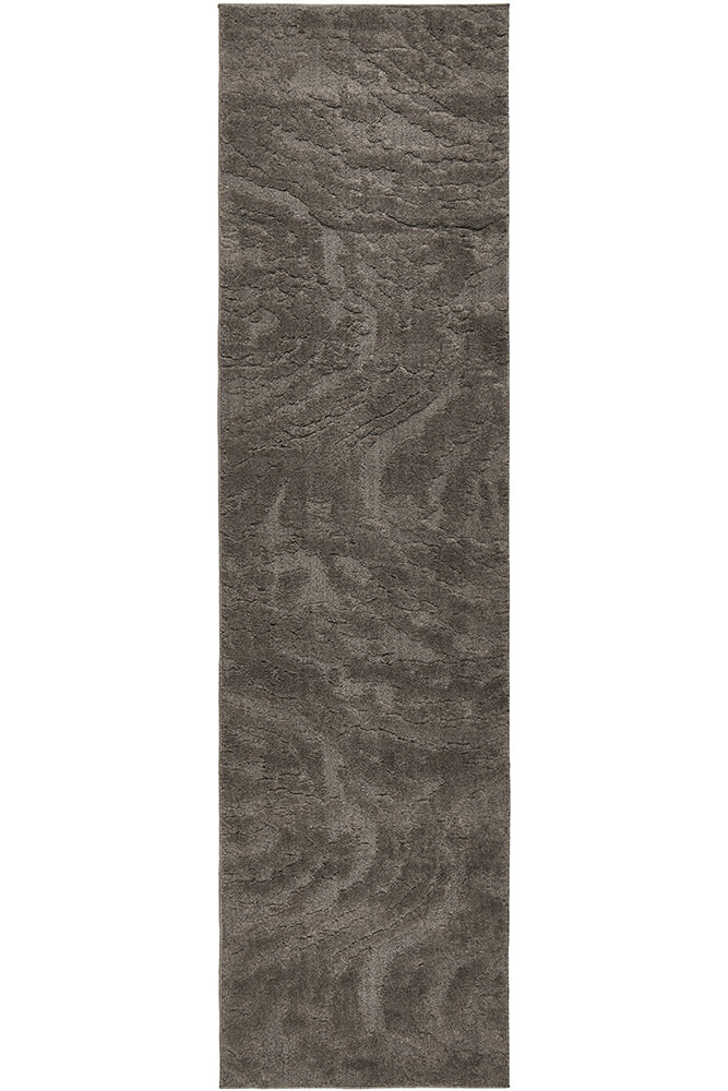 Haven Nyla Sculpted Pattern Mocha Rug