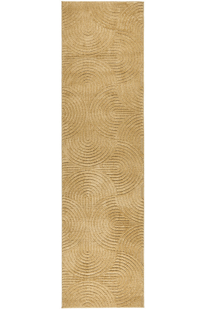 Haven Zina Sculpted Arches Gold Rug