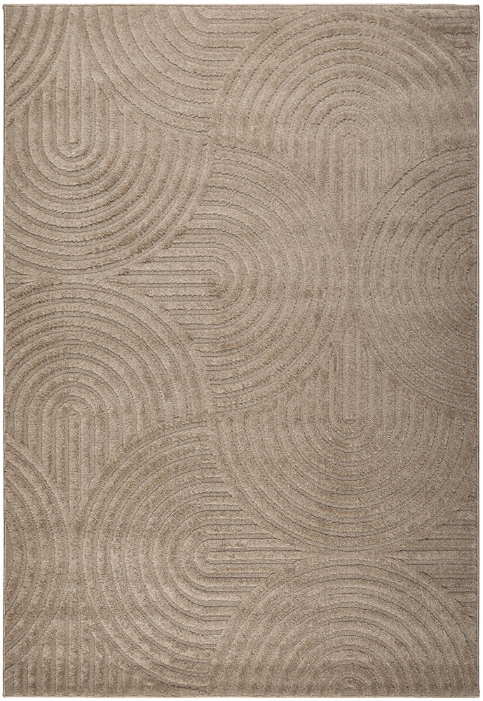 Haven Zina Sculpted Arches Latte Rug