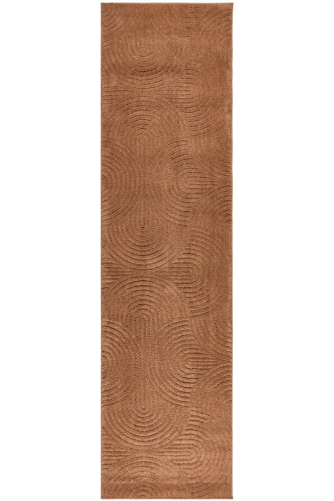 Haven Zina Sculpted Arches Rust Rug