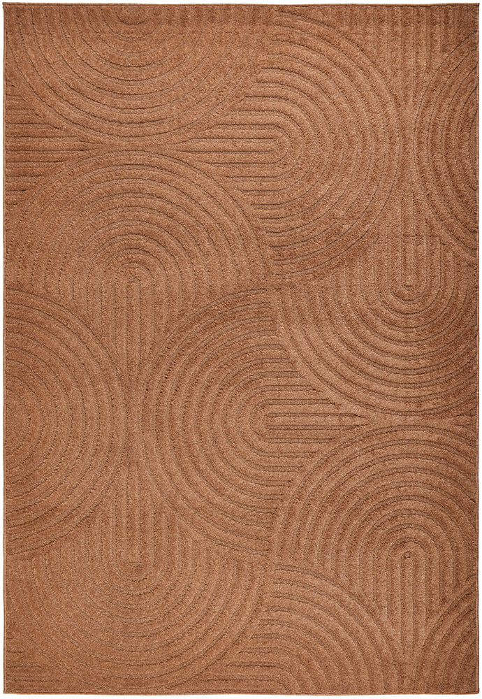 Haven Zina Sculpted Arches Rust Rug