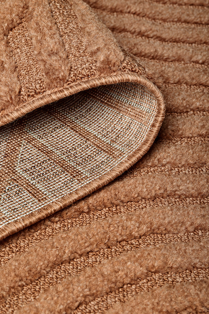 Haven Zina Sculpted Arches Rust Rug
