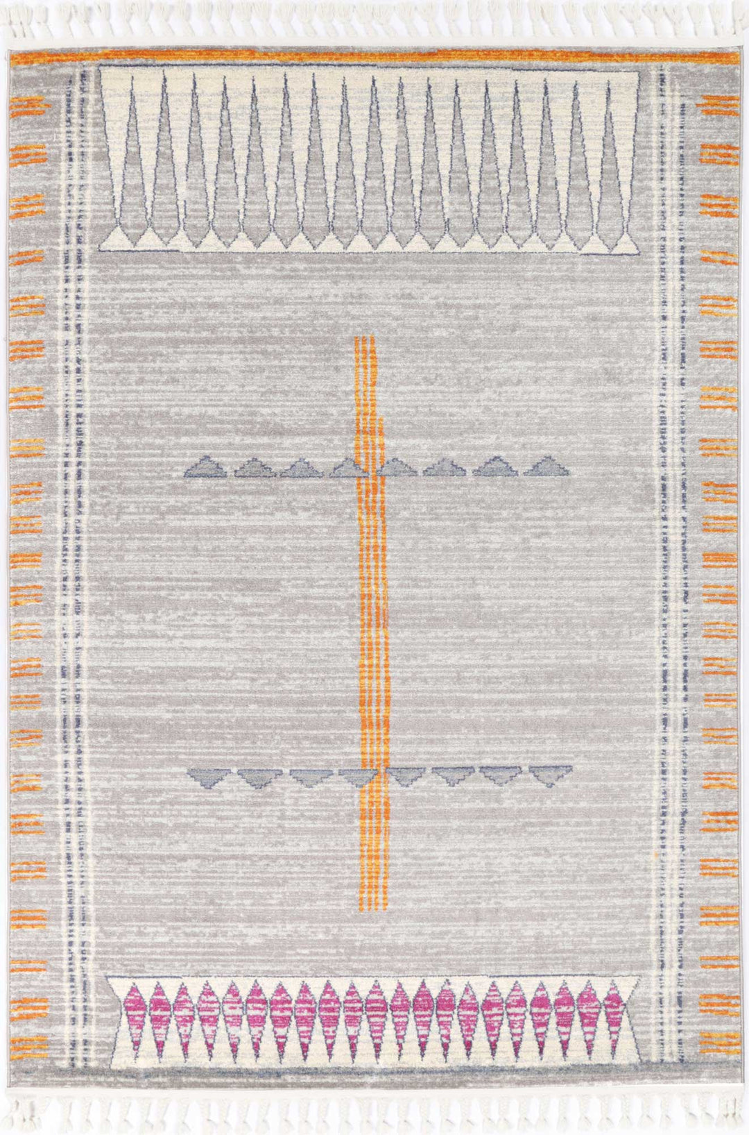 Inca Tribal Grey Hallway Runner