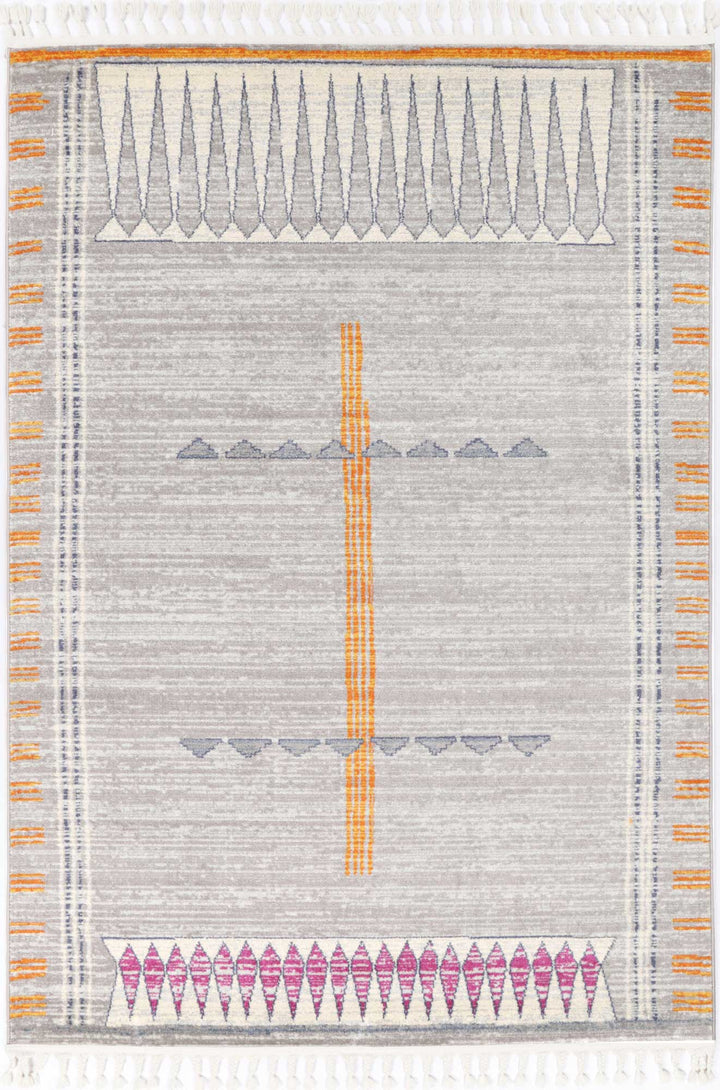 Inca Tribal Grey Hallway Runner