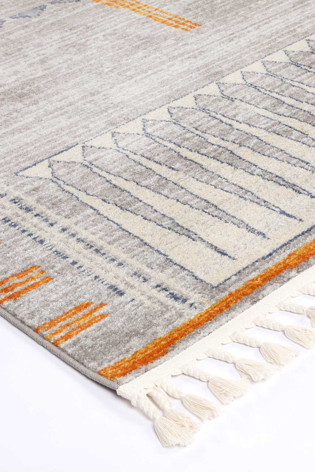 Inca Tribal Grey Hallway Runner