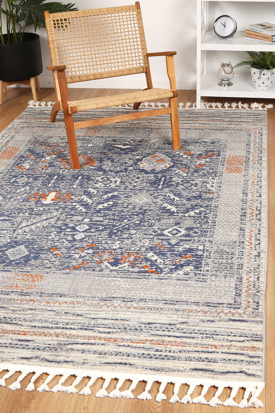 Inca Rojas Blue/Grey Rug