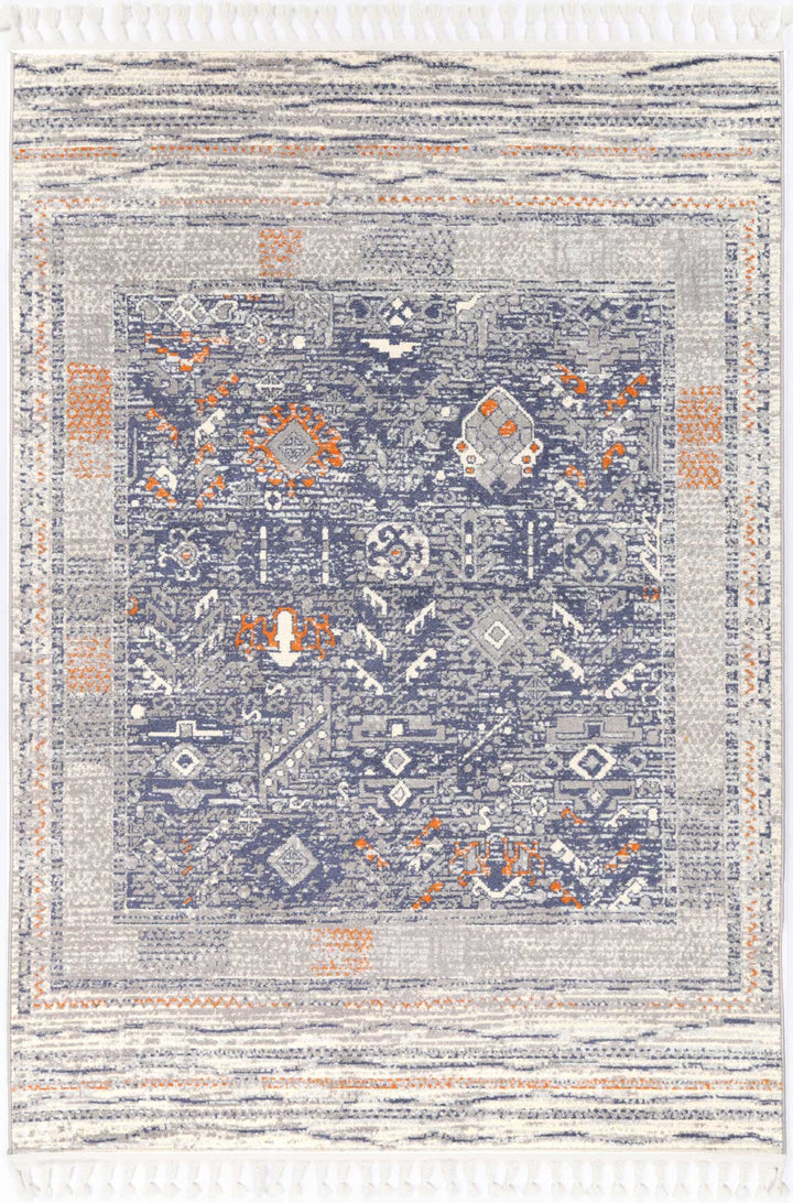 Inca Rojas Blue/Grey Rug