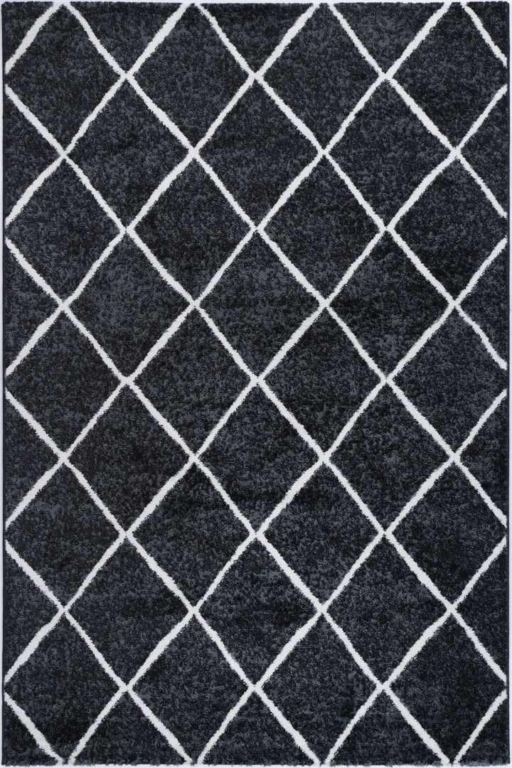 Kimberley Diamond Charcoal Rug