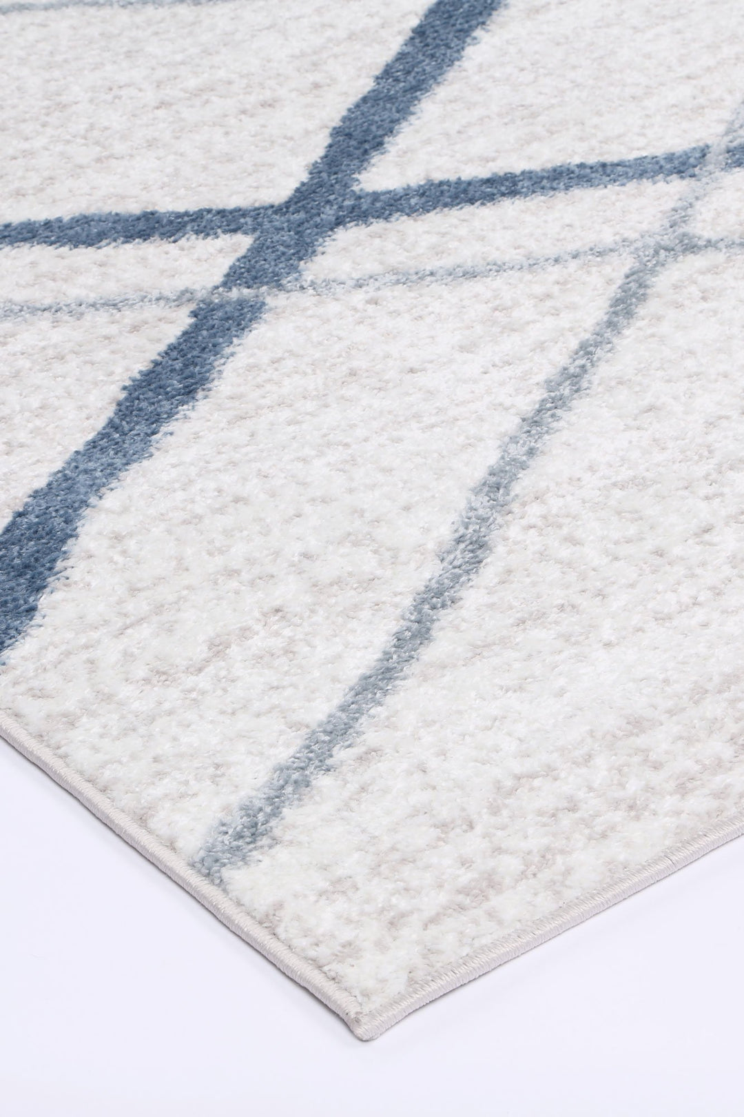 Kimberley Abstract Stripe Light Blue Rug