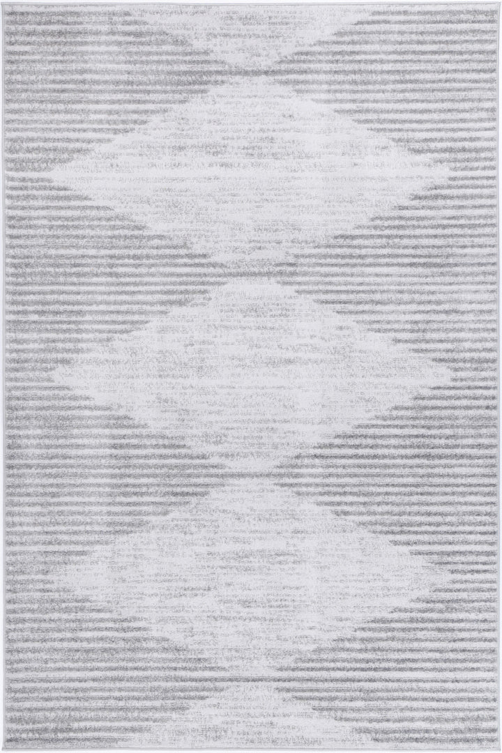 Kimberley Abstract Diamond Grey Rug