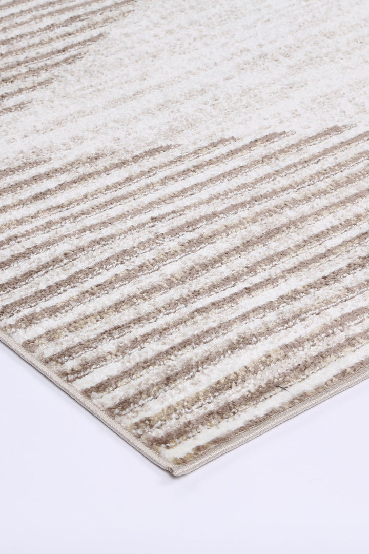 Kimberley Abstract Diamond Latte Rug