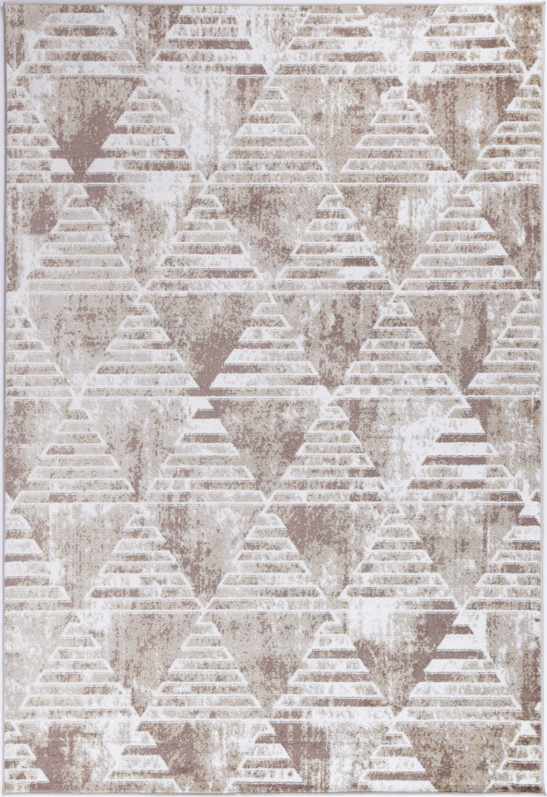 Kimberley Transitional Geometric Latte Rug