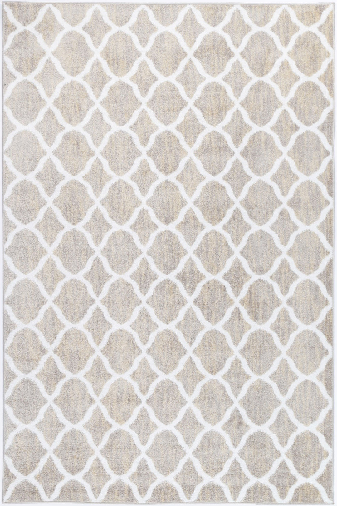 Kimberley Lattice Latte Rug