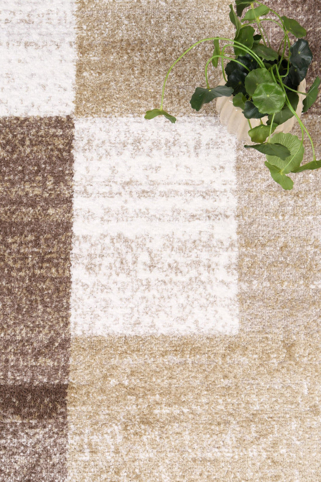 Kimberley Abstract Geometric Beige Rug