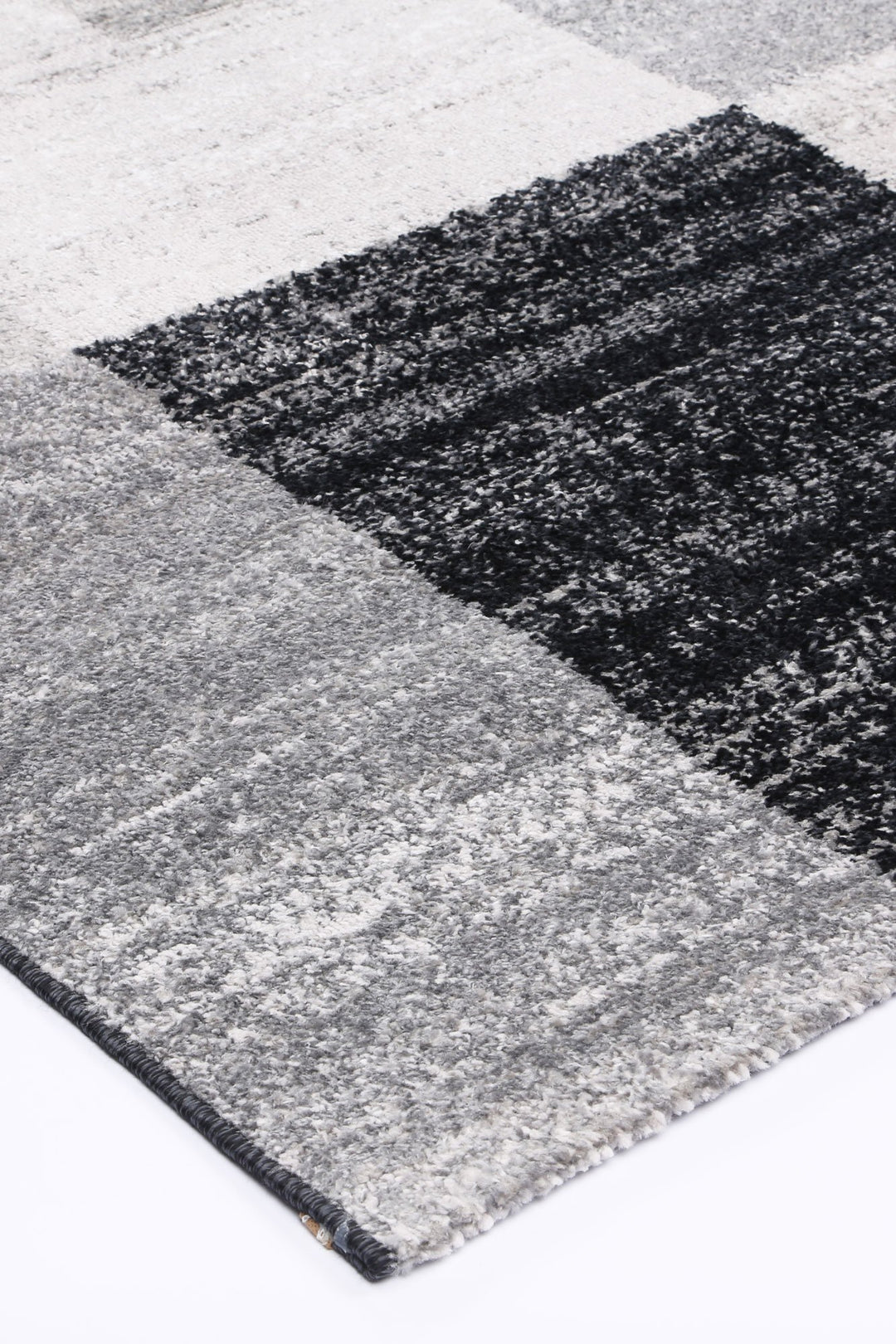 Kimberley Abstract Geometric Grey Rug