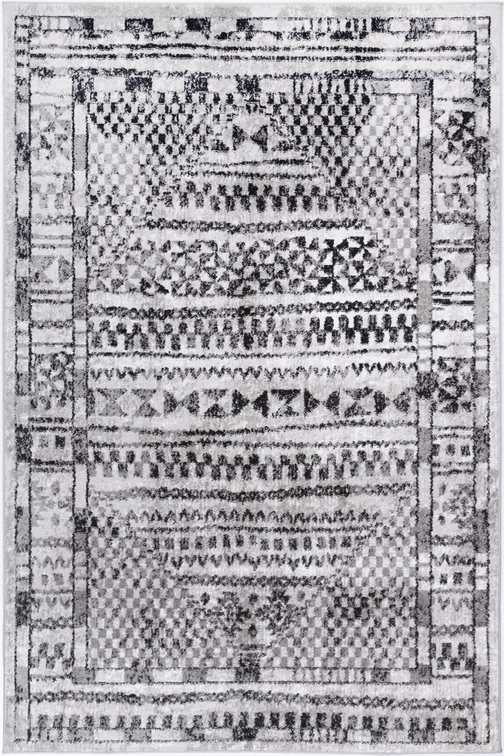 Kimberley Tribal Charcoal Rug