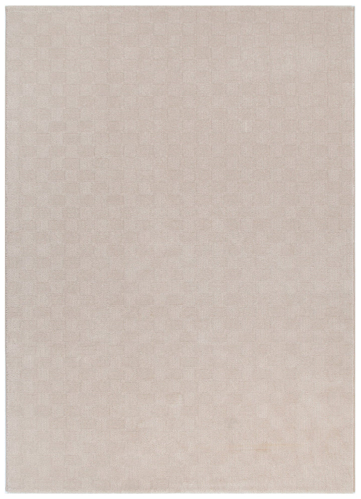 Lara Checkers Beige Rug