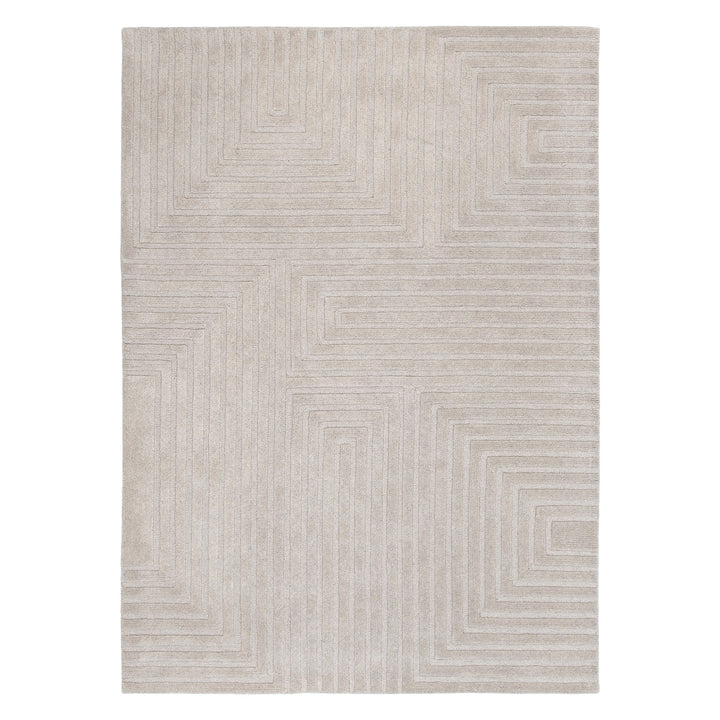 Les Nomades Felix Beige Wool Rug