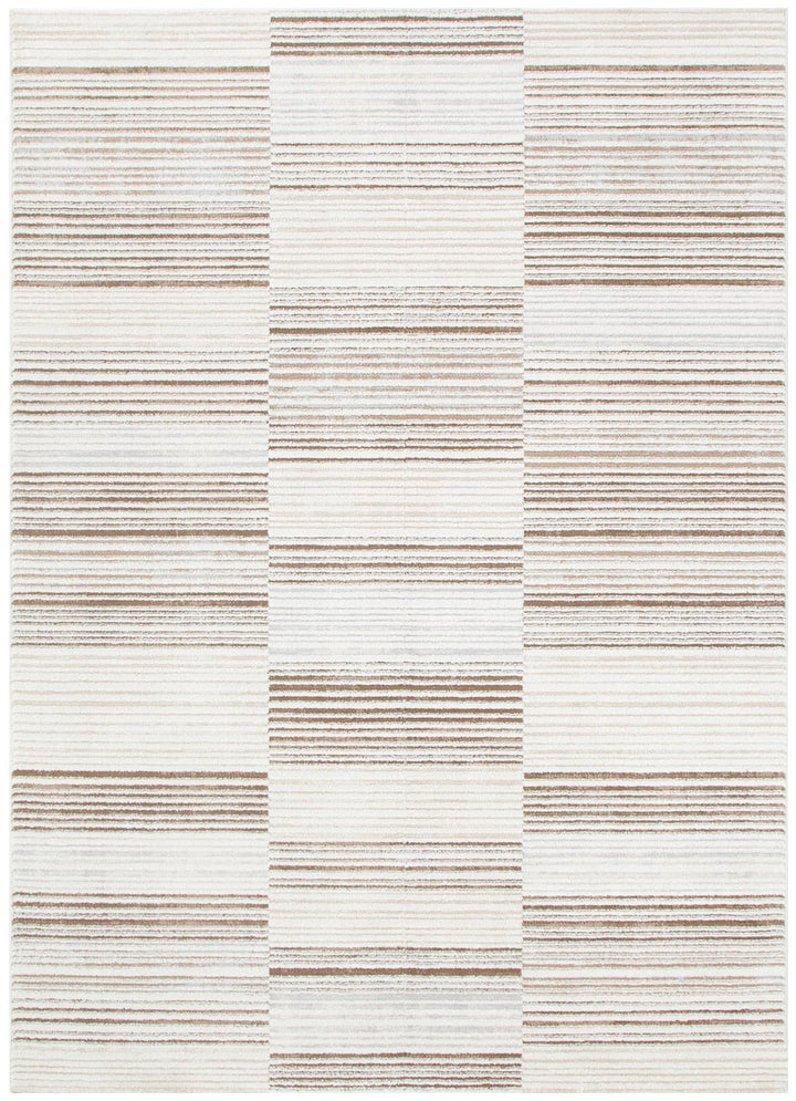 Sierra Lines Beige Brown Rug