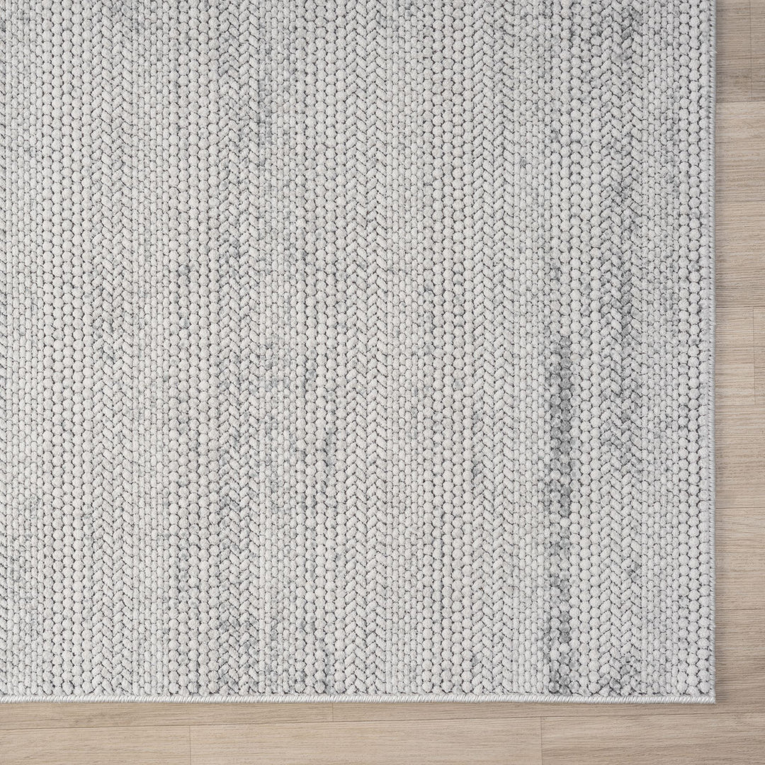Timeless Texture Striated Cloud Runner Rug