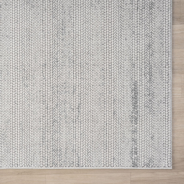 Timeless Texture Striated Cloud Runner Rug