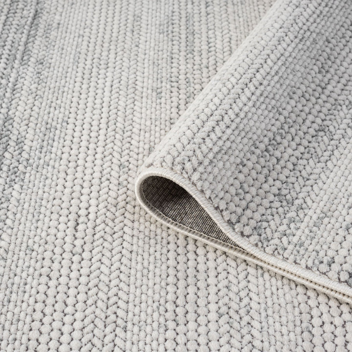Timeless Texture Striated Cloud Runner Rug