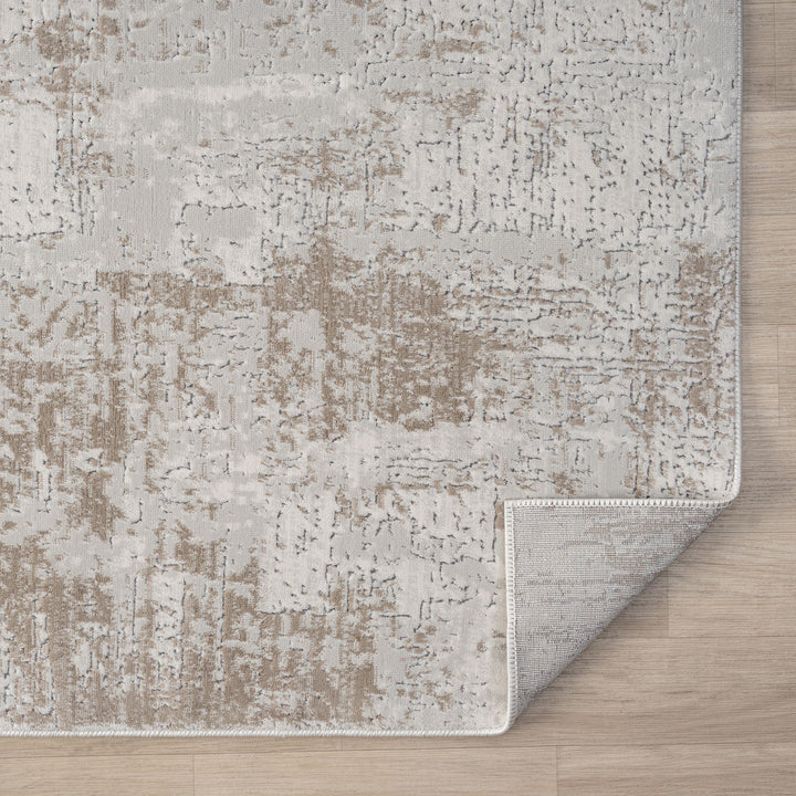Timeless Texture Abstract Slate Runner Rug