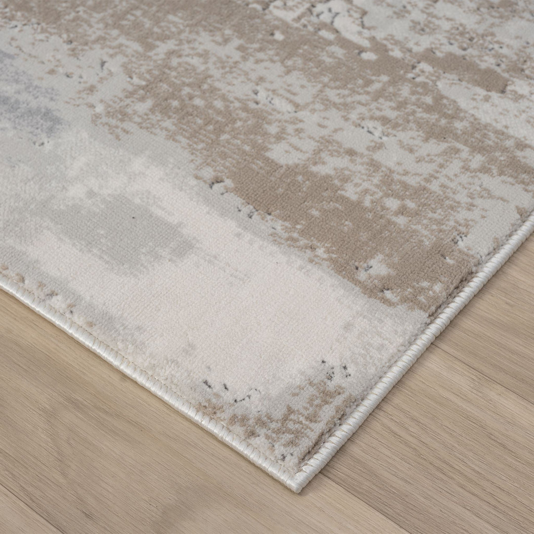Timeless Texture Abstract Slate Rug