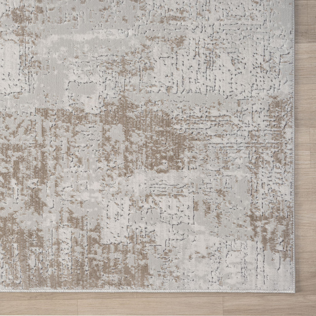 Timeless Texture Abstract Slate Rug