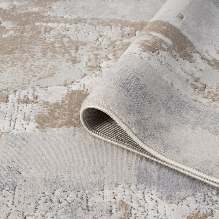 Timeless Texture Abstract Slate Rug