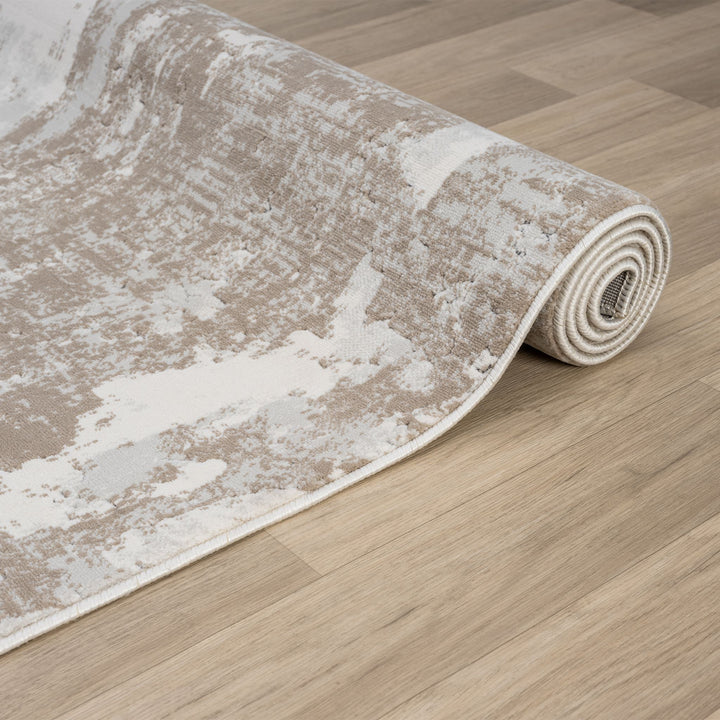 Timeless Texture Abstract Slate Rug