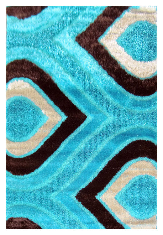 Luxury Shaggy 1204 Turquoise