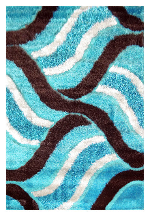 Luxury Shaggy 5328 Turquoise