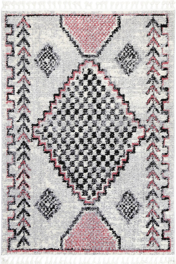 Mansour Multi Pink Bohemian Rug