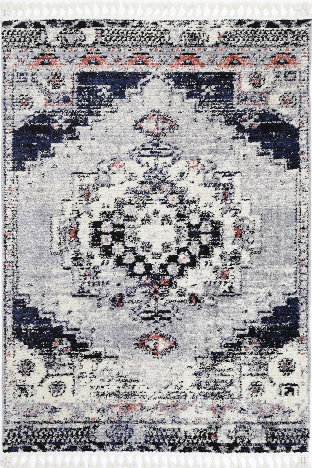 Mansour Blue Grey Oriental Rug