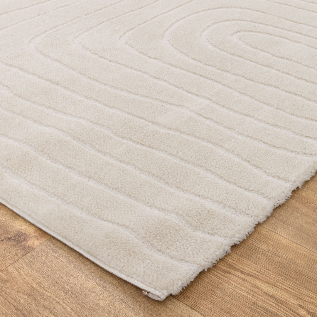 Mila Arch Lines Cream Rug