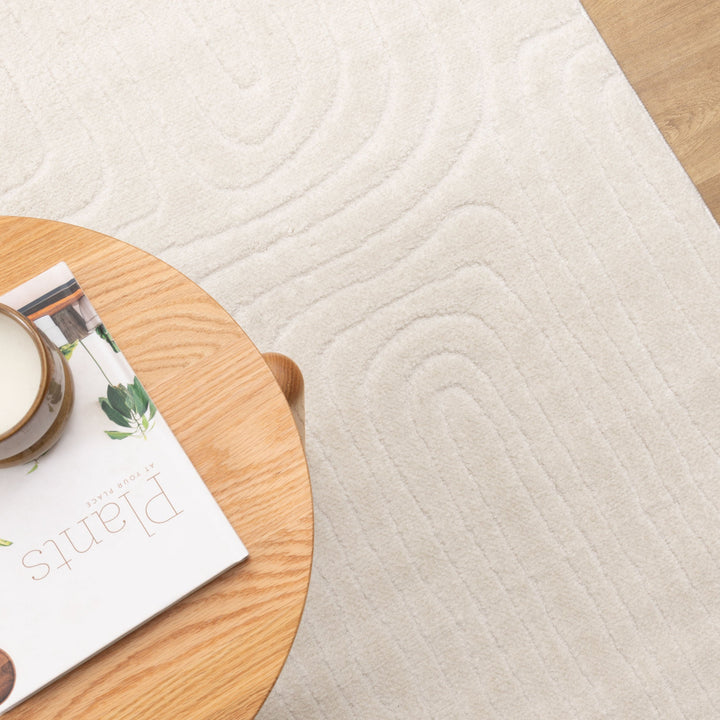Mila Arch Lines Cream Rug