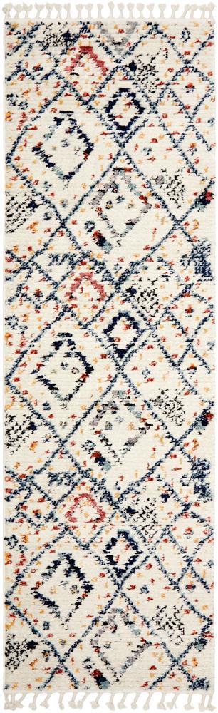 Marrakesh 111 White Runner Rug