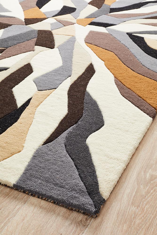 Matrix Pure Wool Fossil Rug