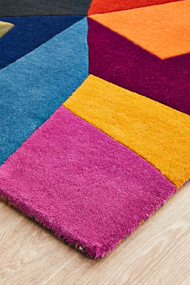 Matrix Pure Wool 906 Crayon Runner Rug