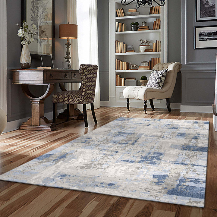 Motto 8534 Blue Hallway Runner