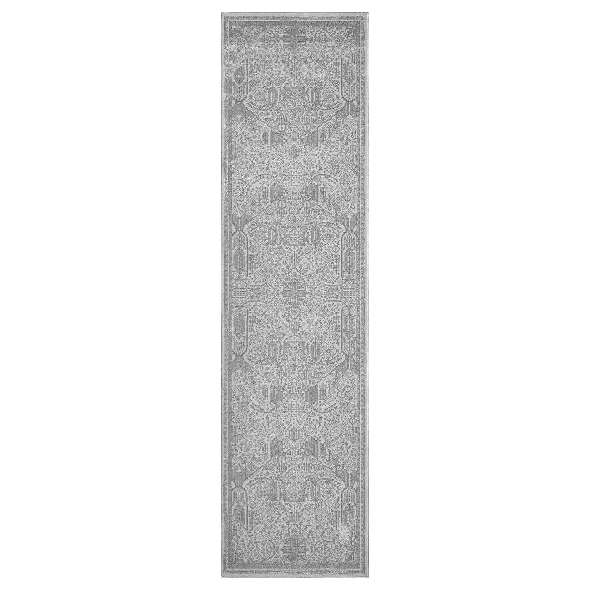 Meraki Geometric Granite Runner Rug – Rugs N More