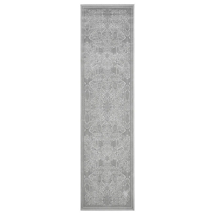 Meraki Geometric Granite Runner Rug