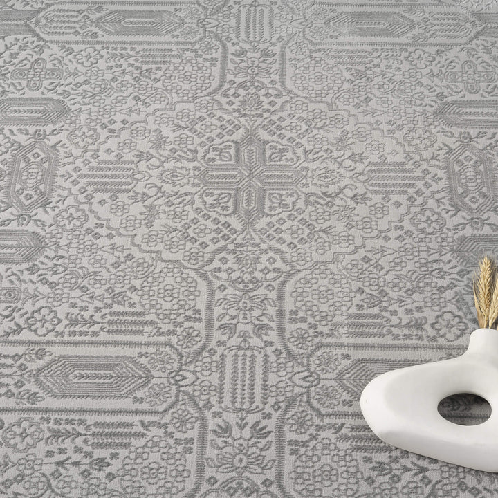 Meraki Geometric Granite Rug