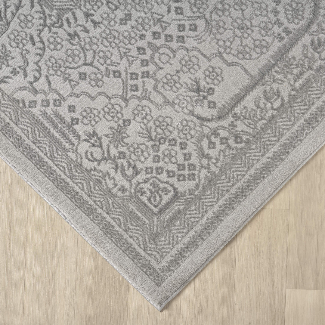 Meraki Geometric Granite Rug