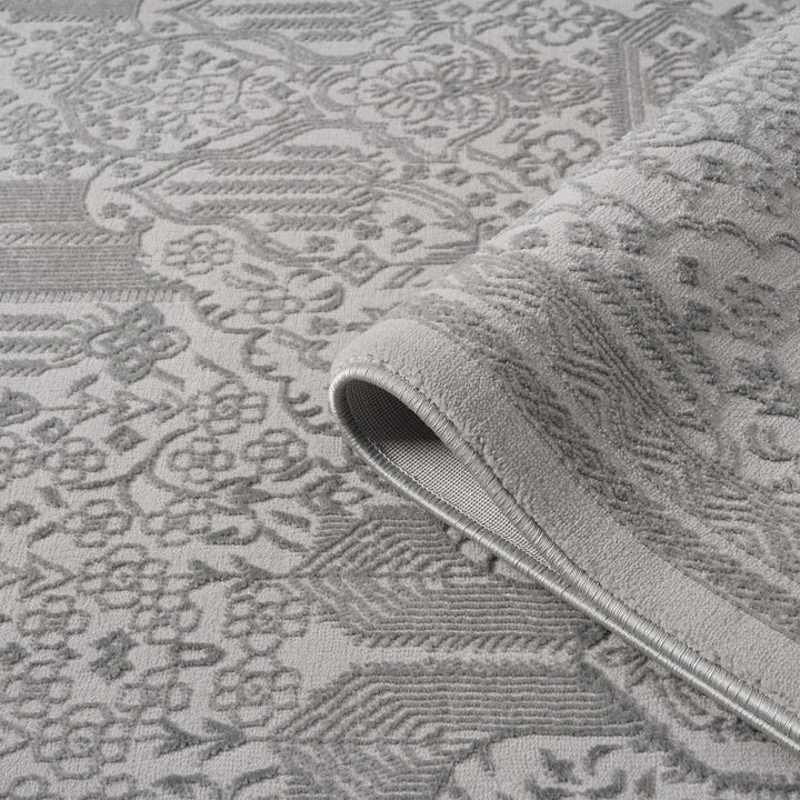 Meraki Geometric Granite Rug