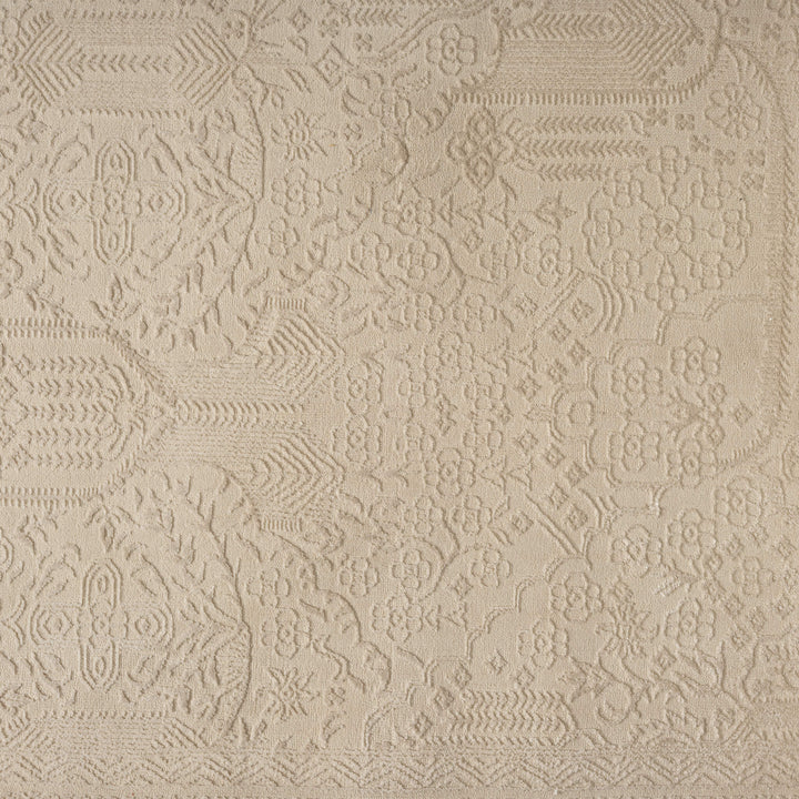 Meraki Geometric Natural Runner Rug