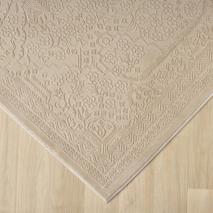 Meraki Geometric Natural Rug