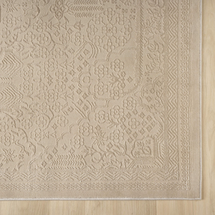 Meraki Geometric Natural Rug